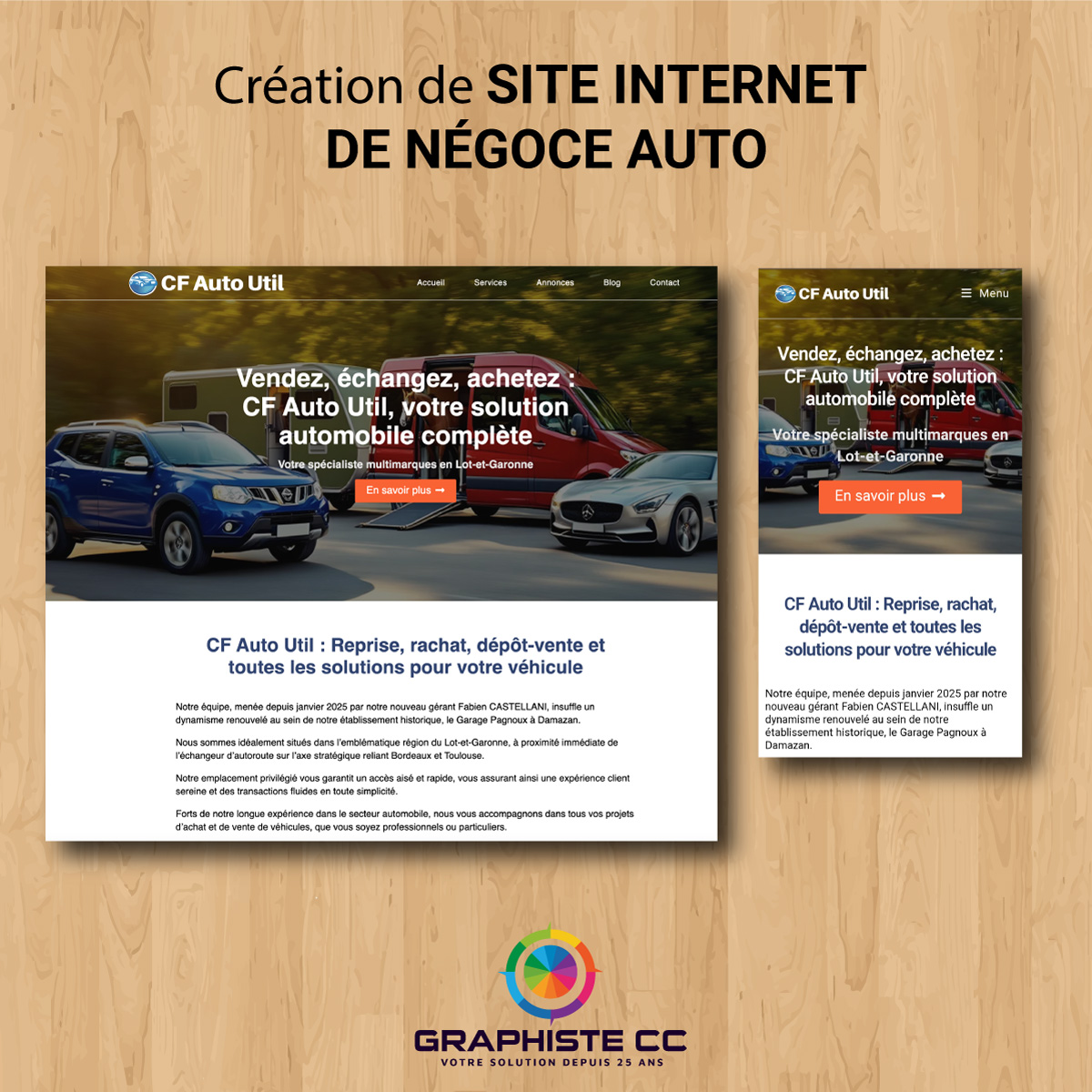 Création de site internet par un webmaster d'Agen