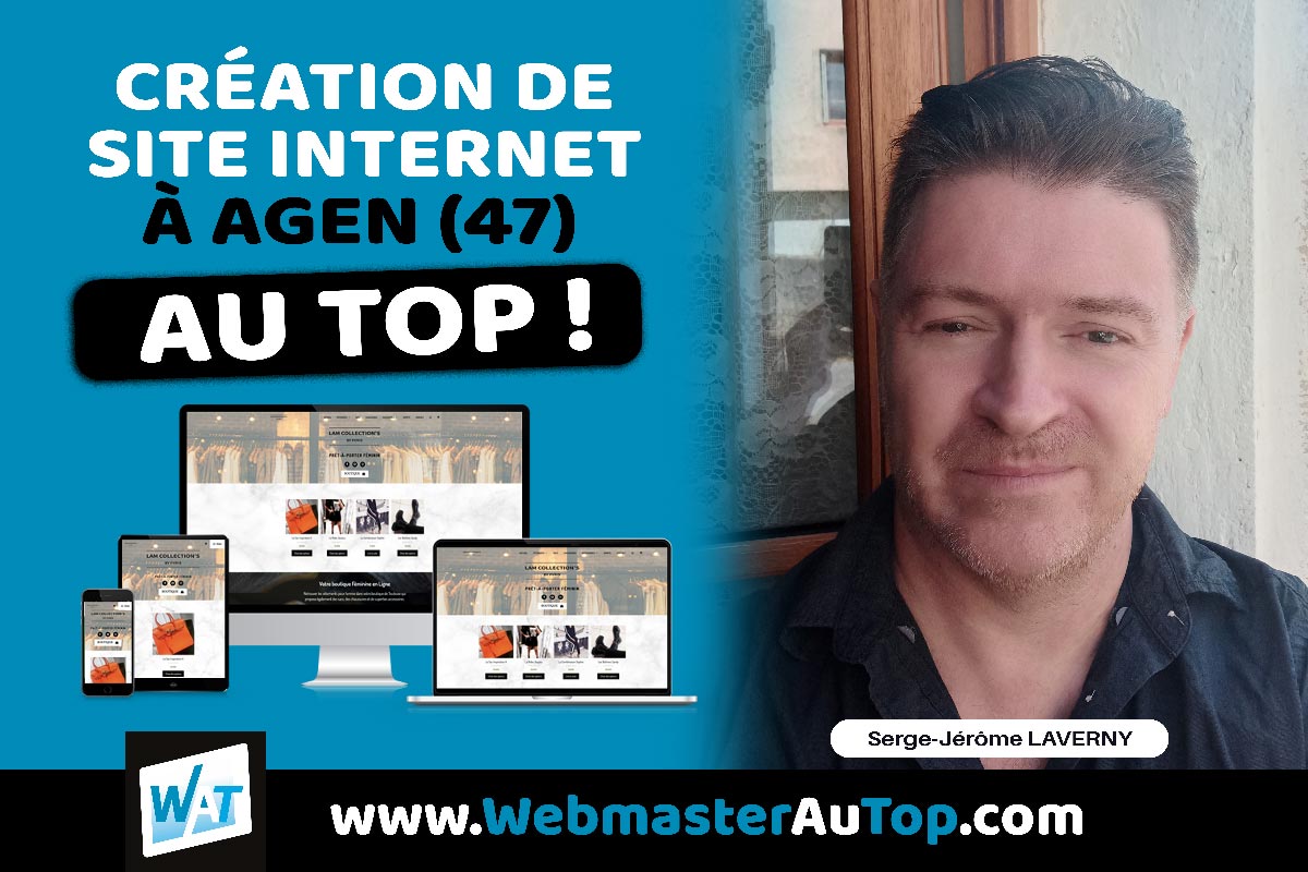 création de site internet et webmaster Agen