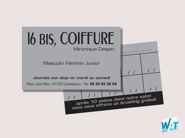 Création de carte commerciale par votre graphiste à Toulouse