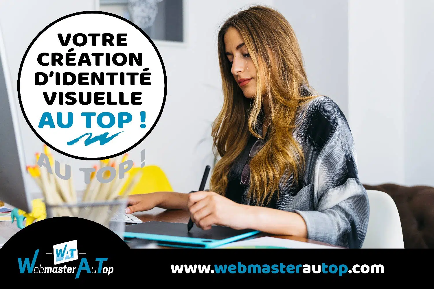 Création d'identité visuelle et graphiste à Toulouse chez WebmasterAuTop