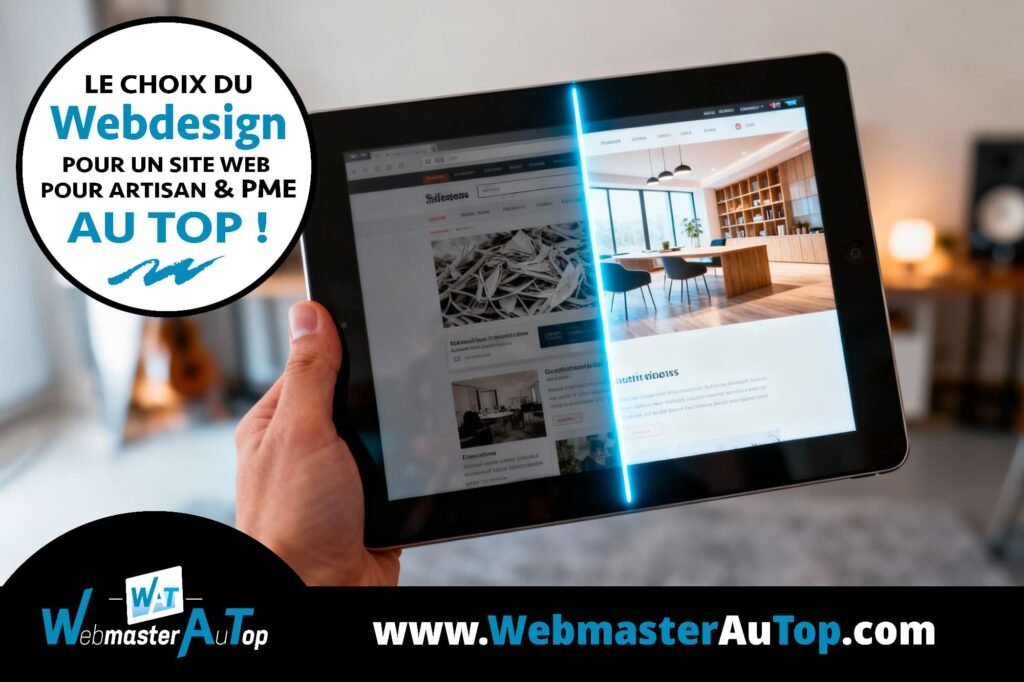 Site web & webdesign pour Artisan et PME avec WebmasterAuTop