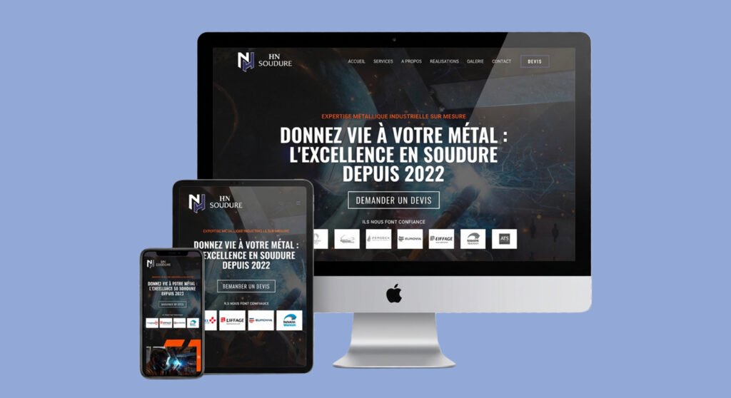 exemple site internet soudure et chaudronnerie
