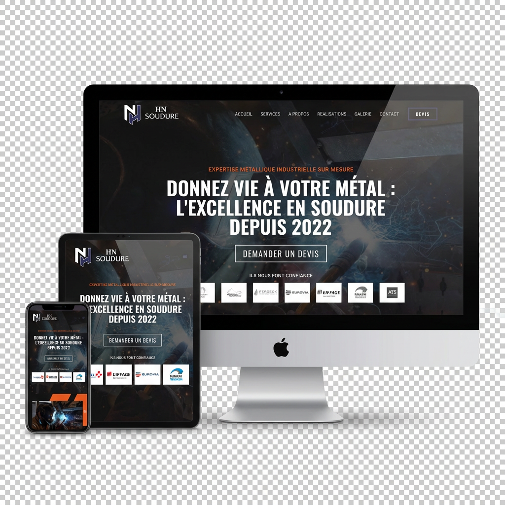 exemple site internet soudure et chaudronnerie